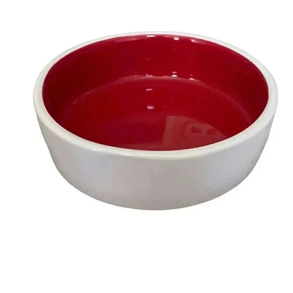 2 for $30 Rae Dunn Ho Ho Ho Pet Food Bowl Matte ceramic dog cat bowl - Picture 2 of 5